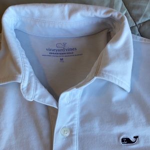 Long sleeve , vineyard vines white polo